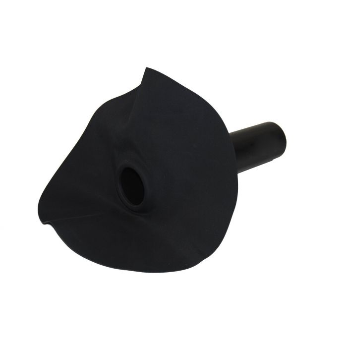 EPDM hemelwaterafvoer 50mm met 90 graden uitloop main product photo